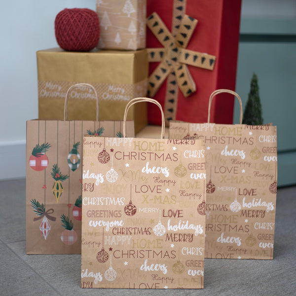 Christmas Message Paper Gift Bag