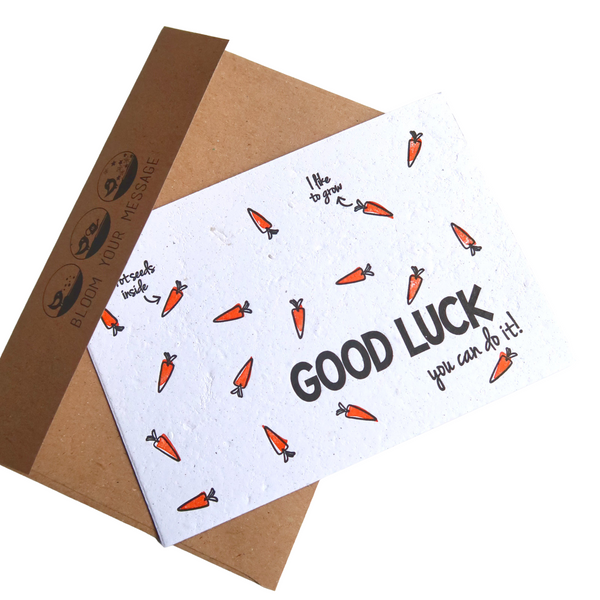 Plantable Seed Paper Card Carrot Seeds