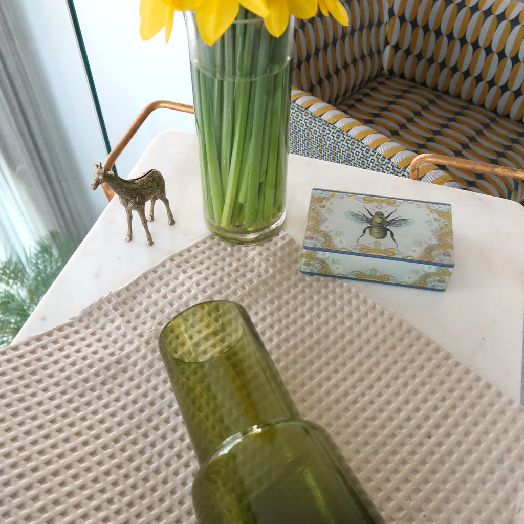 Paper Bubble Wrap for vase