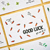 plantable seed paper good luck card