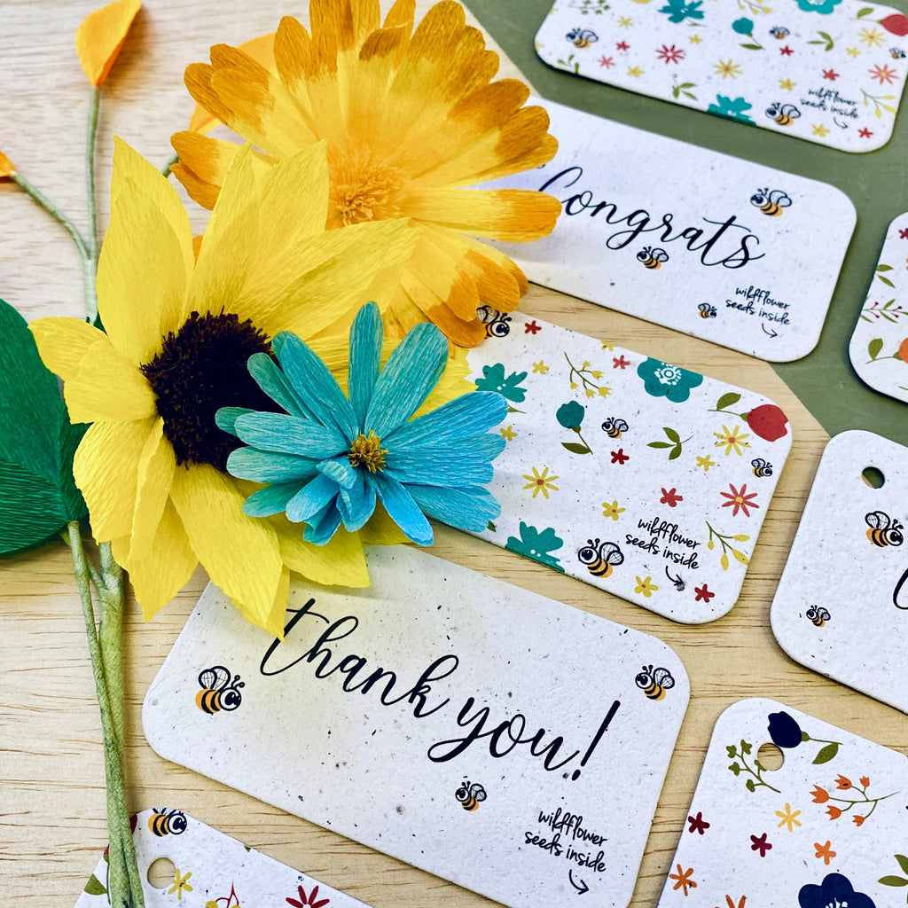 plantable seed paper tags