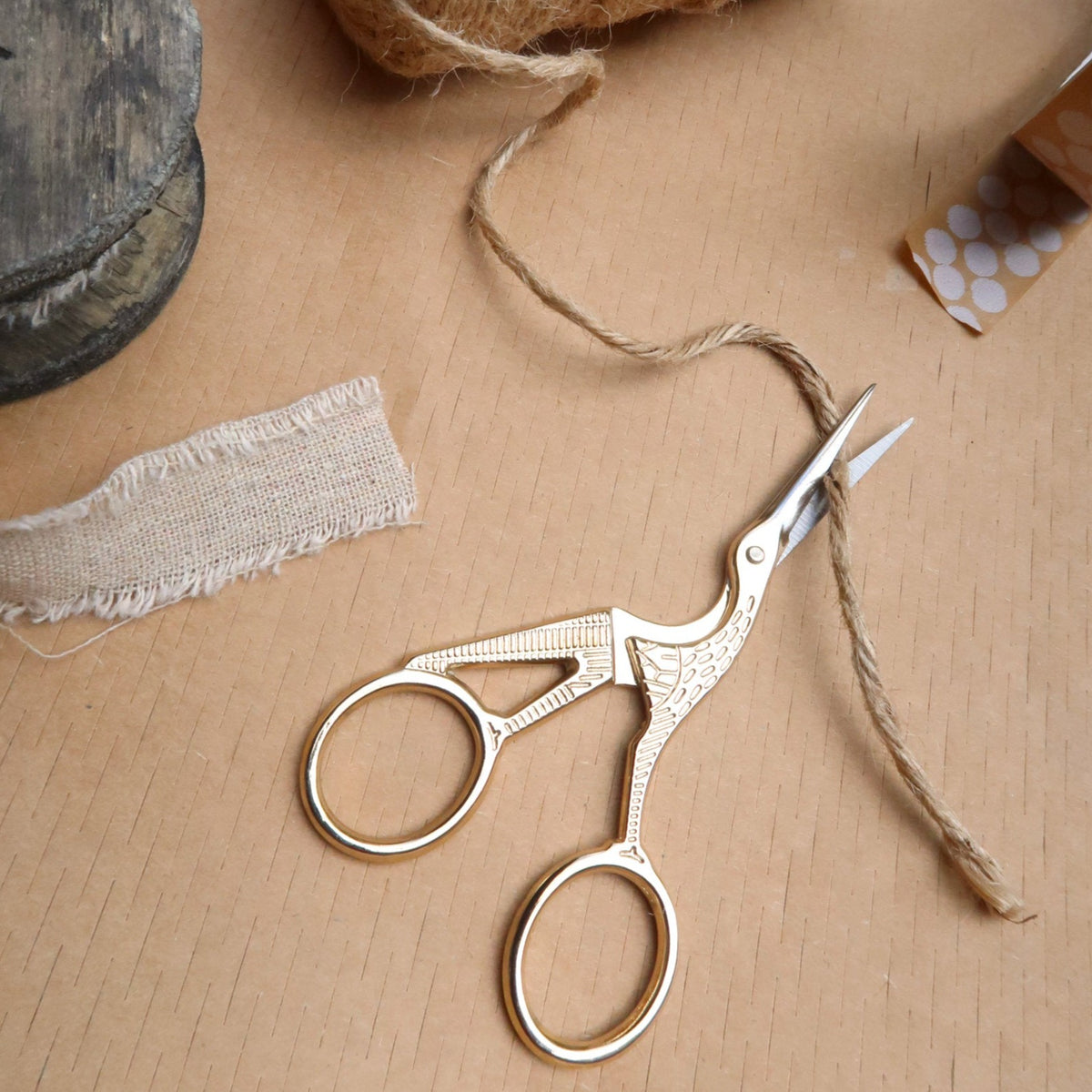 Black Crane Scissors 3.75 Gold Chicken Scissors Thread Scissors Yarn  Scissors Crafting Scissors Fun 