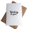 Plantable Seed Paper Card Thinking of You