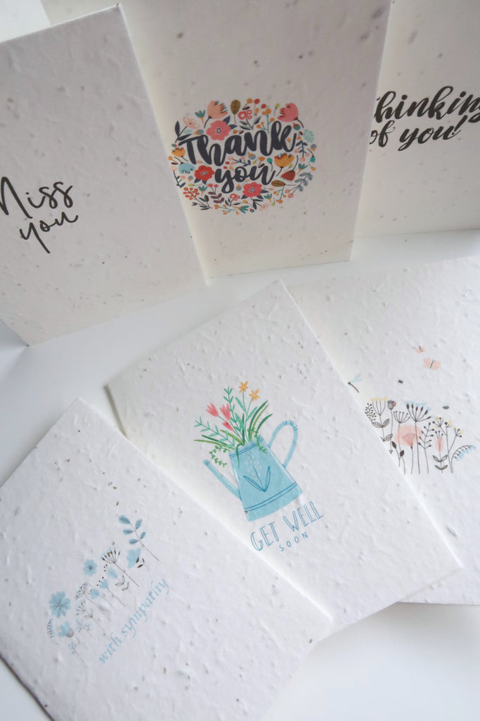 plantable seed paper greetings cards