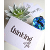 Thinking of you plantable card seeded paper greeting card