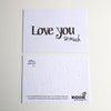 Plantable card love you so much instructions