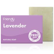 lavender soap bar and box
