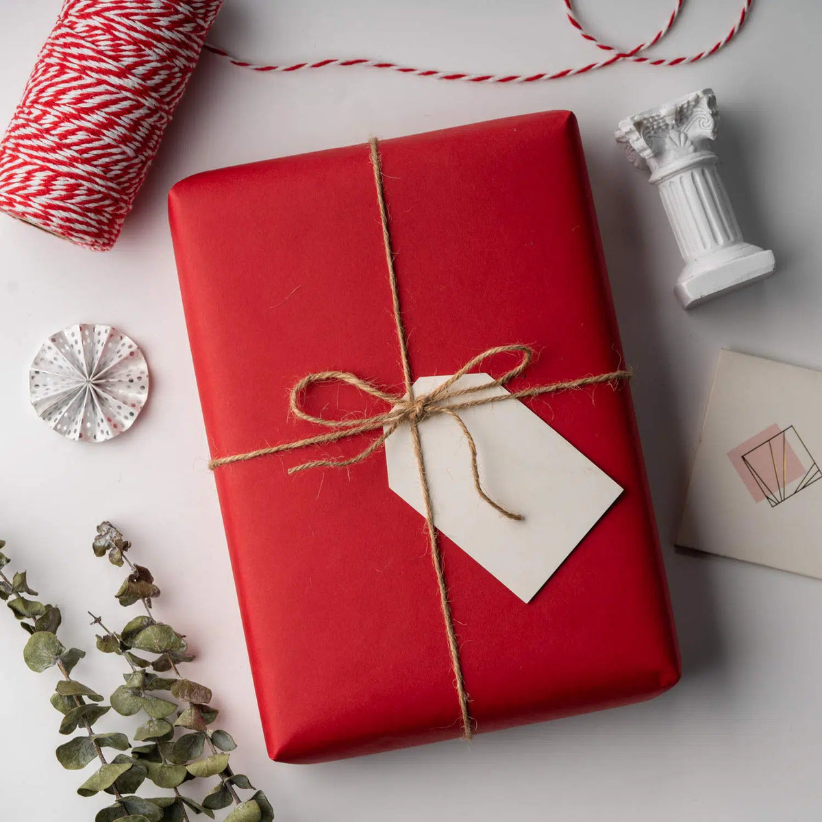 Red christmas wrapping paper deals
