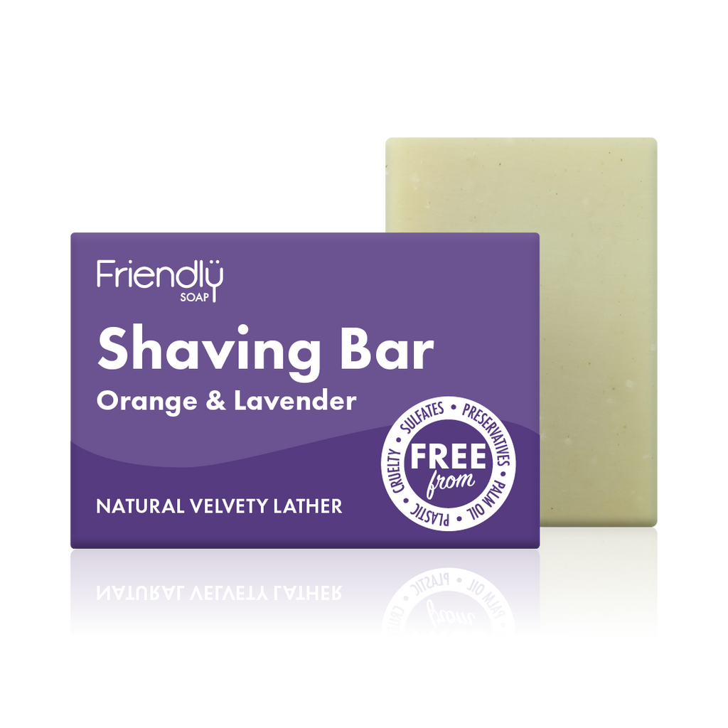 orange and lavender shaving bar