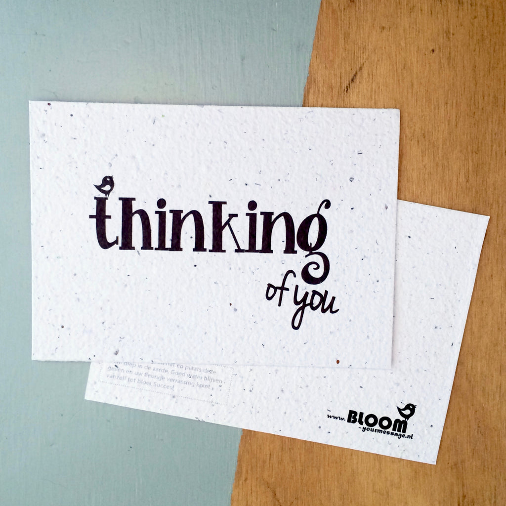 plantable thinking of you card